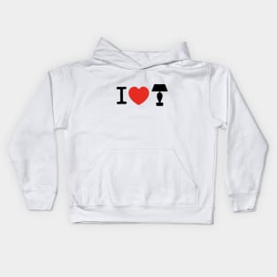 I LOVE LAMP Kids Hoodie